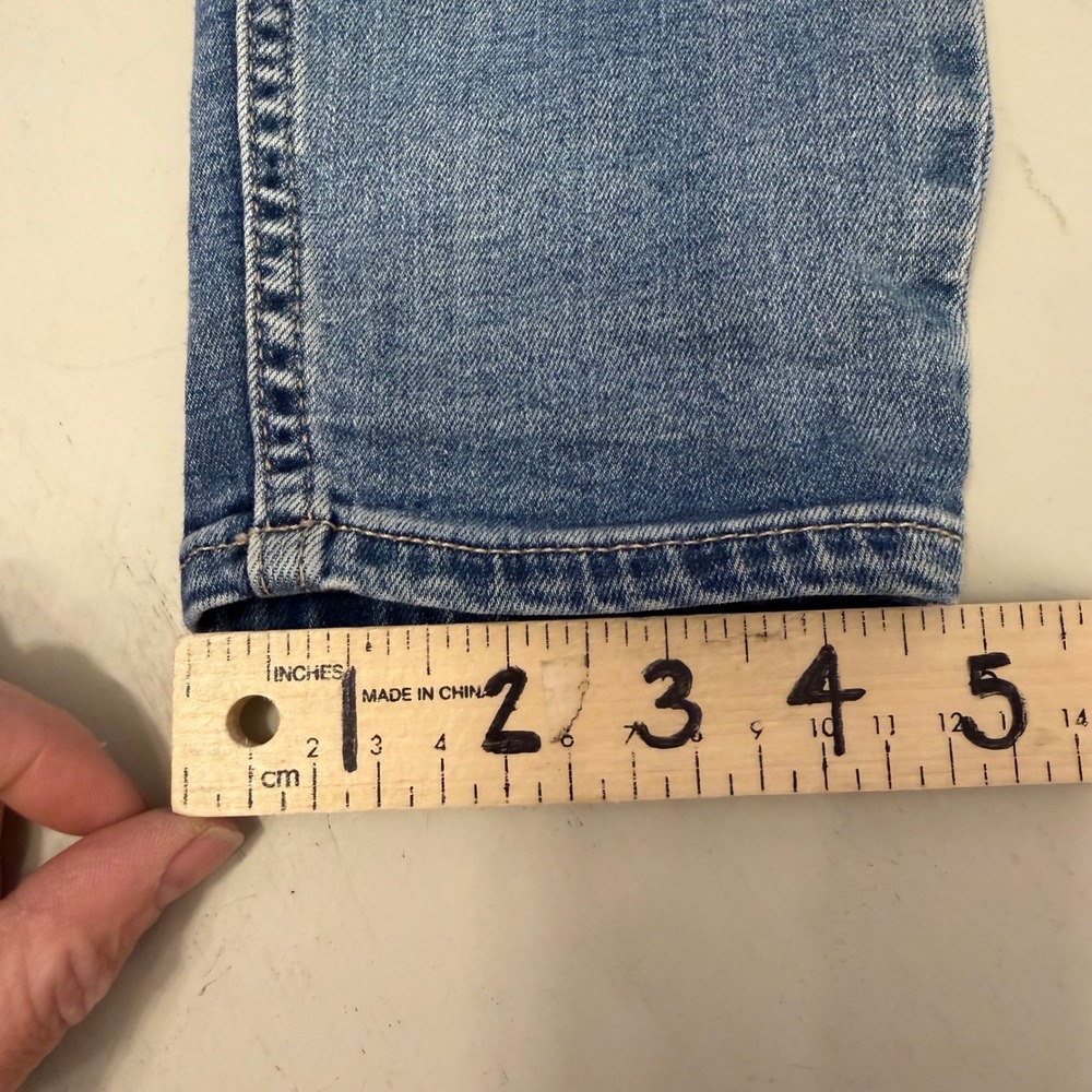 Guess 1981 Skinny Jeans Light Wash Whiskered Denim Y2K Streetwear Womens Sz 28 - Picture 9 of 15